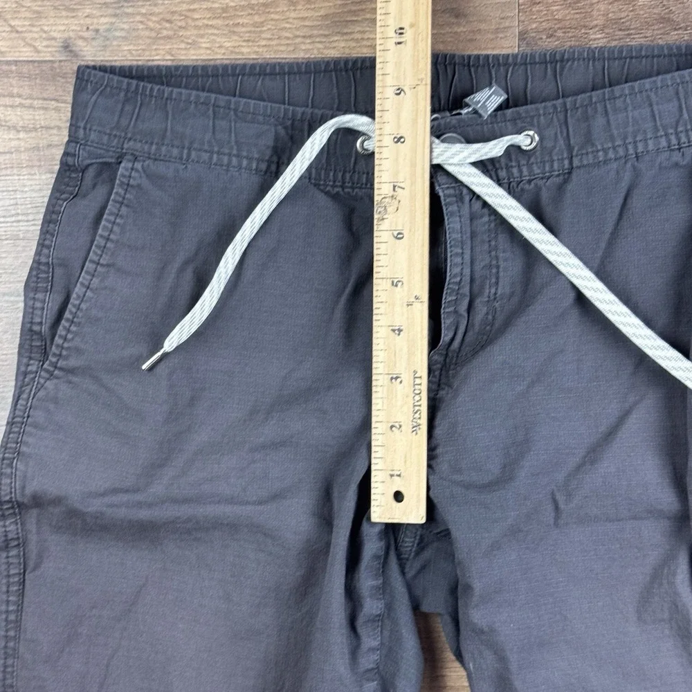 Vuori Ripstop Pants Womens Medium Rise And Shine Organic Cotton Gray Flaw